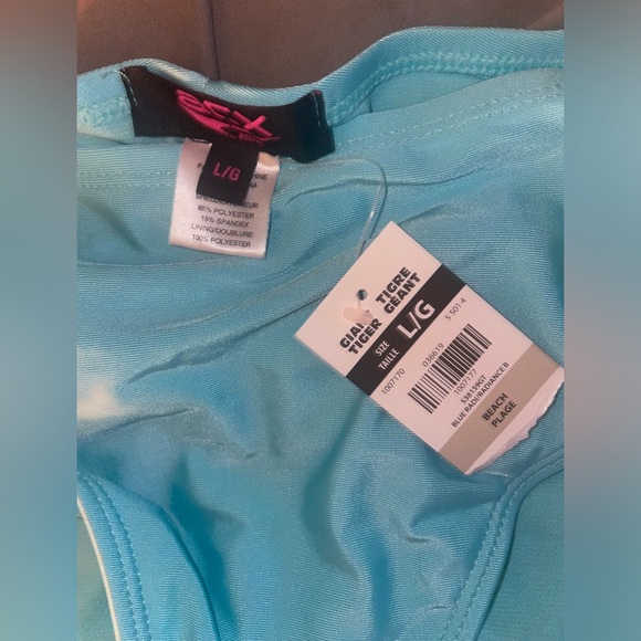Blue bathing suit bottoms - size large - never worn - Picture 2 of 4